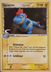 EX Dragon Frontiers 27/101 Tyracroc δ