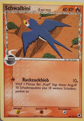 EX Dragon Frontiers 66/101 Schwalbini δ