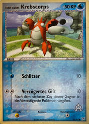 EX Team Magma vs. Team Aqua 51/95 Team Aquas Krebscorps