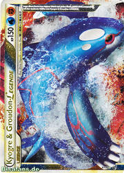 Unerschrocken 87/90 Kyogre & Groudon LEGENDE