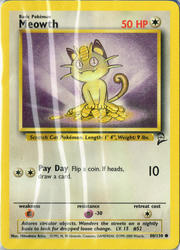 Base Set 2 80/130 Meowth