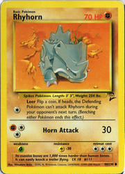 Base Set 2 90/130 Rhyhorn