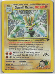 Gym Challenge 6/132 Giovanni's Machamp