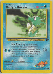 Gym Challenge 87/132 Misty's Horsea