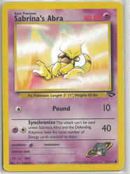 Gym Challenge 93/132 Sabrina's Abra