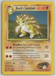 Gym Heroes 23/132 Brock's Sandslash
