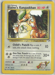 Gym Heroes 36/132 Blaine's Kangaskhan