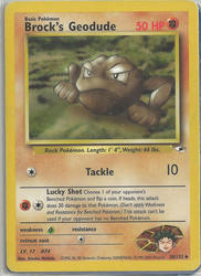 Gym Heroes 38/132 Brock's Geodude