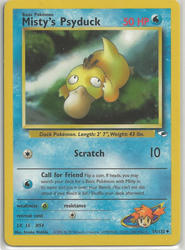 Gym Heroes 54/132 Misty's Psyduck
