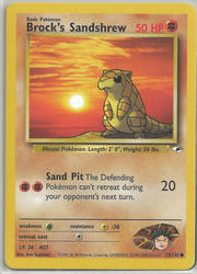 Gym Heroes 72/132 Brock's Sandshrew
