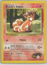 Gym Heroes 73/132 Brock's Vulpix