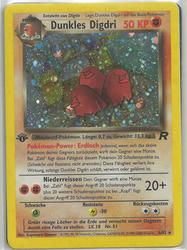 Team Rocket 6/82 Dunkles Digdri