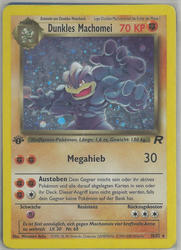 Team Rocket 10/82 Dunkles Machomei