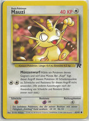 Team Rocket 62/82 Mauzi