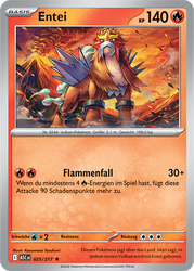 Erhabene Helden 025/217 Entei