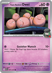 Erhabene Helden 077/217 Team Rockets Owei