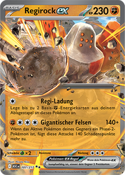 Erhabene Helden 107/217 Regirock ex