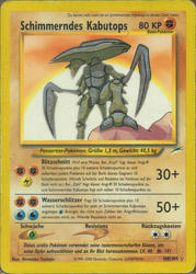 Neo Destiny 108/105 Schimmerndes Kabutops