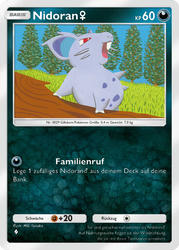 Unschlagbare Gene 166/226 Nidoran♀