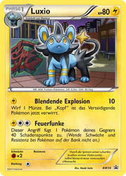 BW Black Star Promos BW34 Luxio