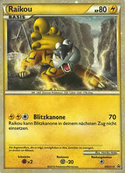 HGSS Black Star Promos HGSS19 Raikou