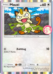Pokémon-Sammelkartenspiel-Pocket 012/P-A Mauzi