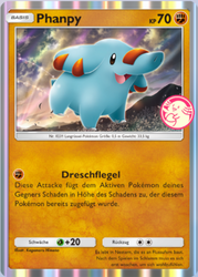 Pokémon-Sammelkartenspiel-Pocket 108/P-A Phanpy