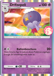 Pokémon-Sammelkartenspiel-Pocket 010/P-B Drifzepeli