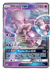 SM Black Star Promos SM196 Mewtu GX