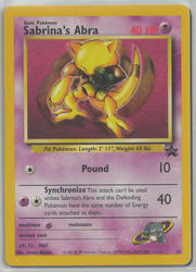 Wizard Black Star Promos 19 Sabrina's Abra