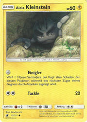 Aufziehen der Sturmröte 32/111 Alola-Kleinstein