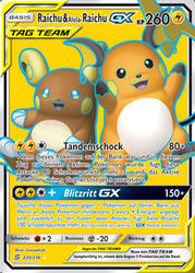 Bund der Gleichgesinnten 220/236 Raichu & Alola-Raichu TAG TEAM GX