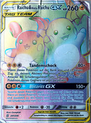 Bund der Gleichgesinnten 241/236 Raichu & Alola-Raichu TAG TEAM GX
