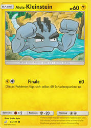 Teams sind Trumpf 34/181 Alola-Kleinstein