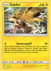 Teams sind Trumpf 40/181 Zapdos
