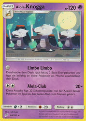 Teams sind Trumpf 64/181 Alola-Knogga