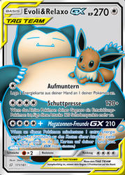 Teams sind Trumpf 171/181 Evoli & Relaxo TAG TEAM GX