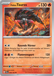 Entwicklungen in Paldea 028/193 Paldea-Tauros