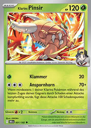 Ewige Rivalen 001/182 Klarins Pinsir