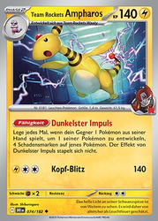 Ewige Rivalen 074/182 Team Rockets Ampharos