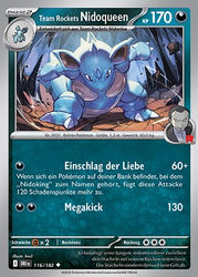 Ewige Rivalen 116/182 Team Rockets Nidoqueen