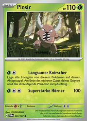 Maskerade im Zwielicht 003/167 Pinsir