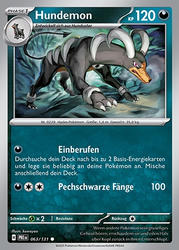Prismatische Entwicklungen 063/131 Hundemon