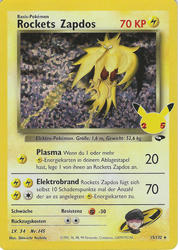 Celebrations 15/132 Rocket's Zapdos