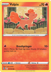 Silberne Sturmwinde 017/195 Vulpix