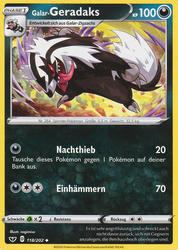 Schwert & Schild 118/202 Galar-Geradaks