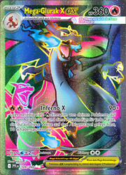 Fatale Flammen 109/094 Mega-Glurak X ex