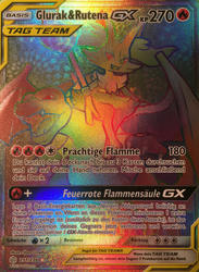 Welten im Wandel 251/236 Glurak & Rutena TAG TEAM GX