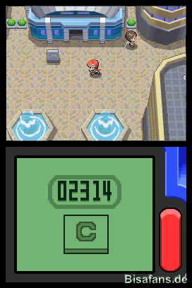 Pokétch-Funktion: Schrittzähler Pokétch-Funktion: Schrittzähler