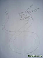 Zeichenkurs Rayquaza - Schritt 3